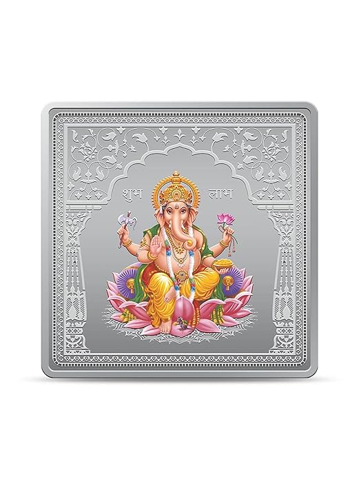 Kundan 50gm (999.9) Ganesha Silver Colour Bar01.jpg